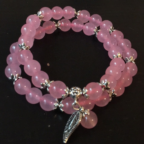 Jewelry - Brand NEW Pink love crystal bracelet
